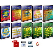 Email List Building Unrestricted PLR Ebook Package